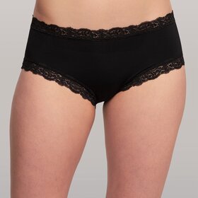 Fleur't Iconic High Waist Boyshort Panty - Black