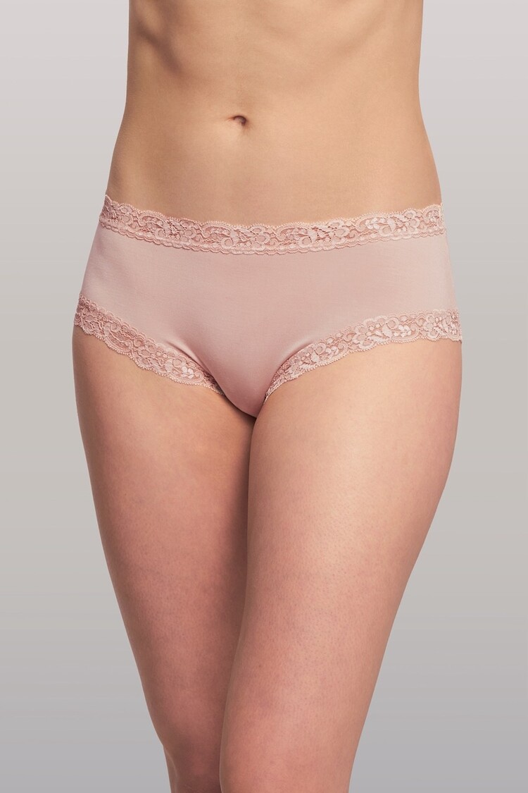 Fleur't Iconic High Waist Boyshort Panty - Seashell