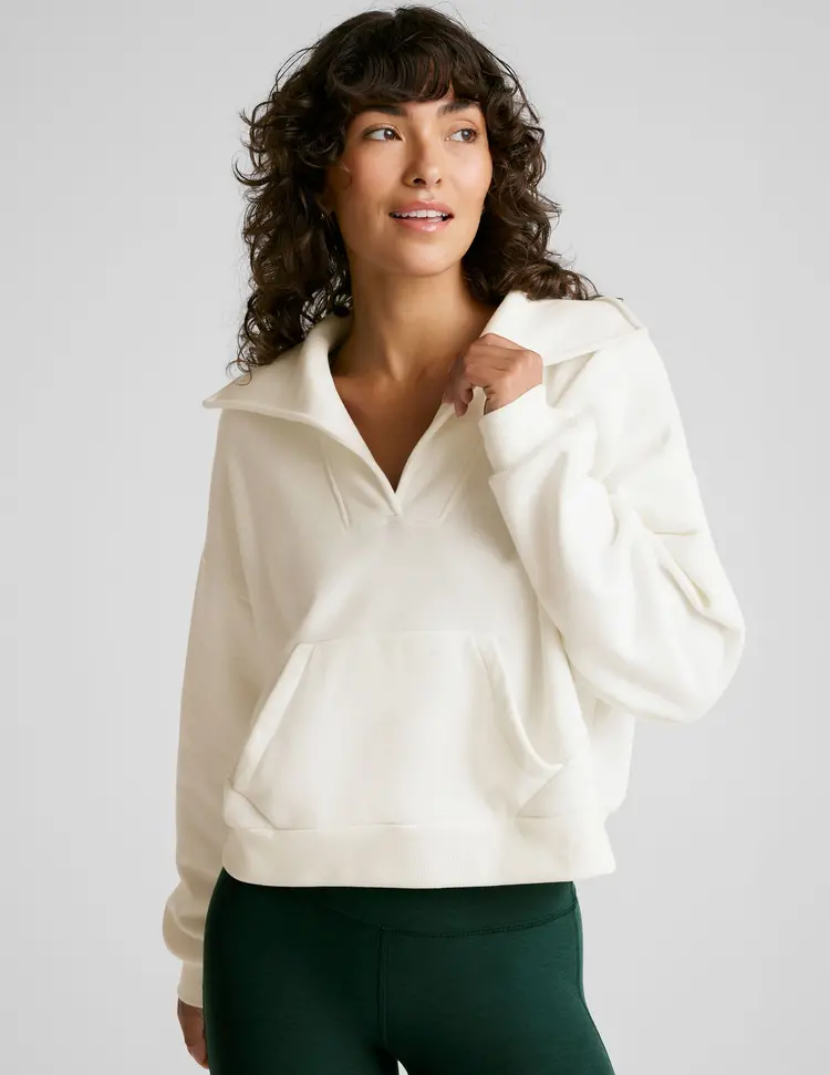 Beyond Yoga Street Smart Pullover - Fresh Snow