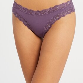 Fleur't Iconic Thong  Panty - Iris Purple