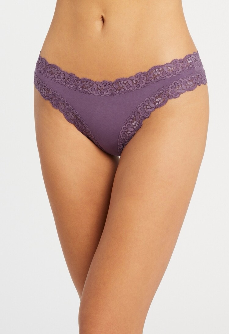 Fleur't Iconic Thong  Panty - Iris Purple