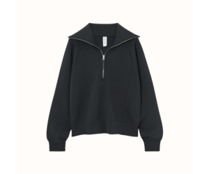 【NEE】NEE HALF ZIP SWEAT (L) ez311-black-mn-is-home-