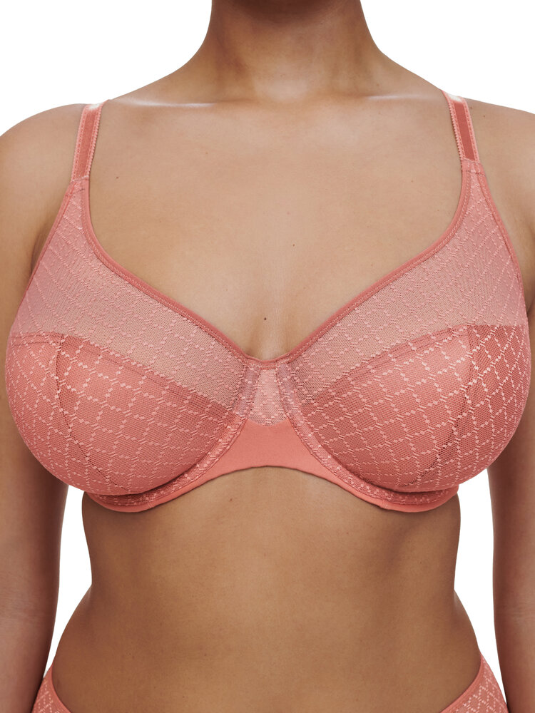 Chantelle Norah Chic Unlined Bra - Rose Canyon