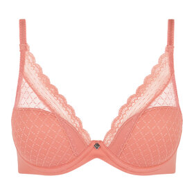 Chantelle Norah Chic Plunge T-Shirt Bra - Rose Canyon