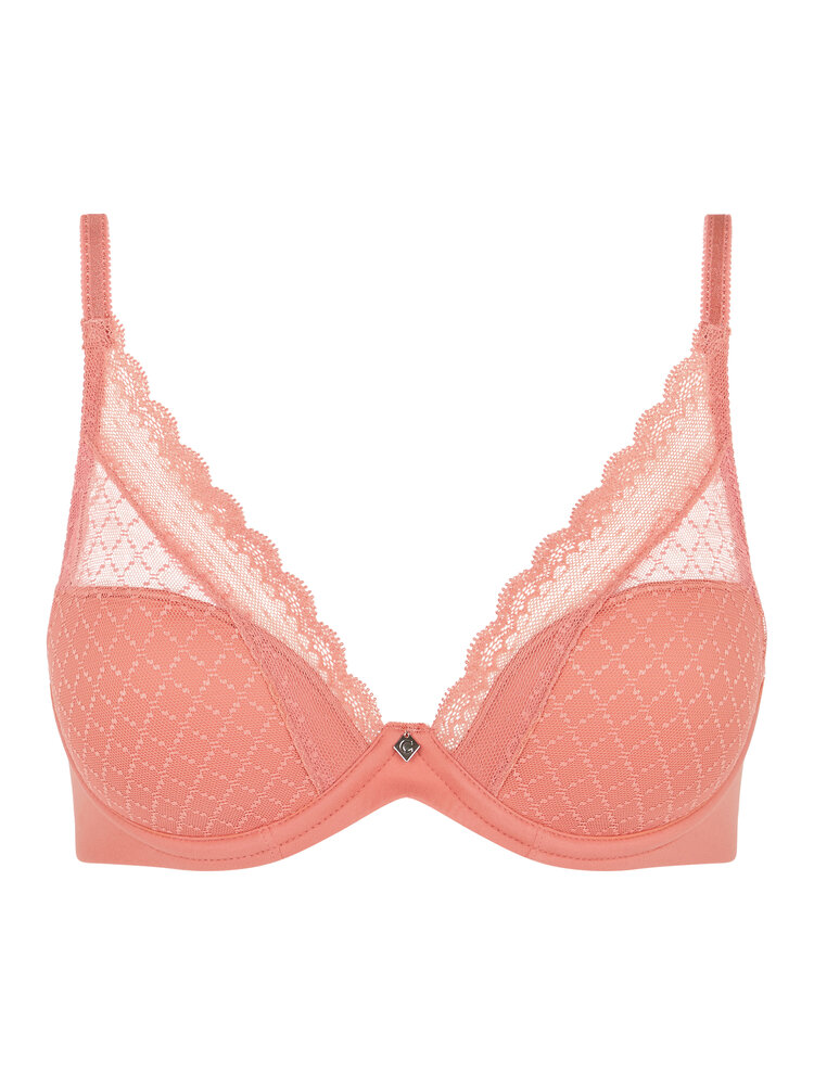 Chantelle Norah Chic Plunge T-Shirt Bra - Rose Canyon
