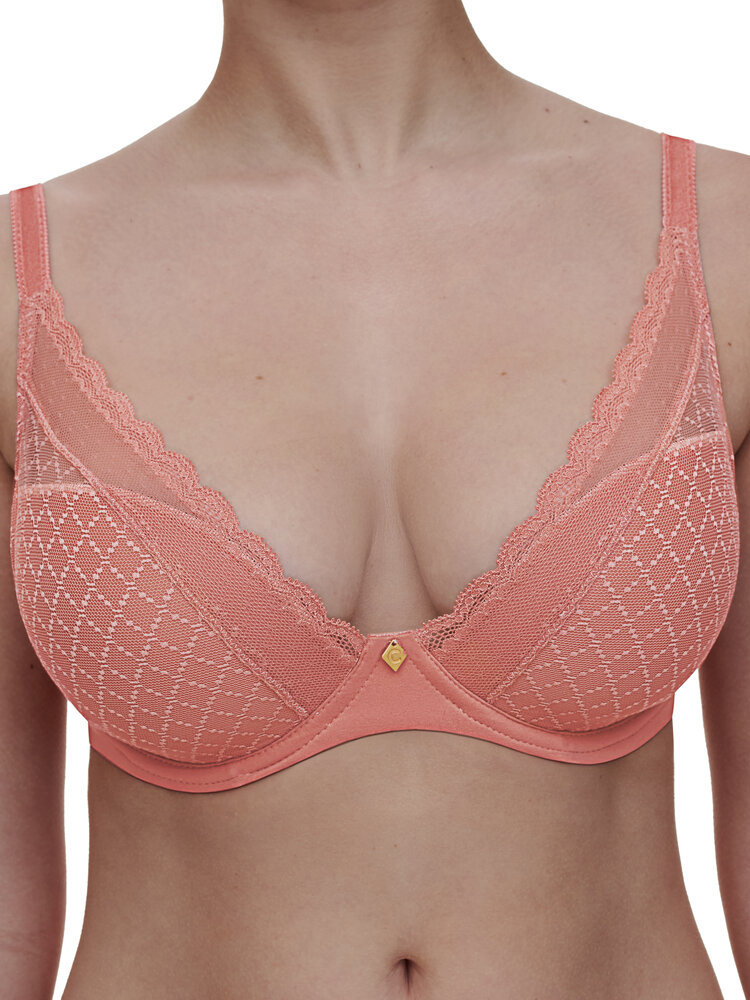 Chantelle Norah Chic Plunge T-Shirt Bra - Rose Canyon