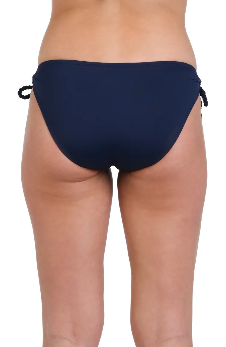 La Blanca Sea Scallops Hipster Bikini Bottom - Indigo