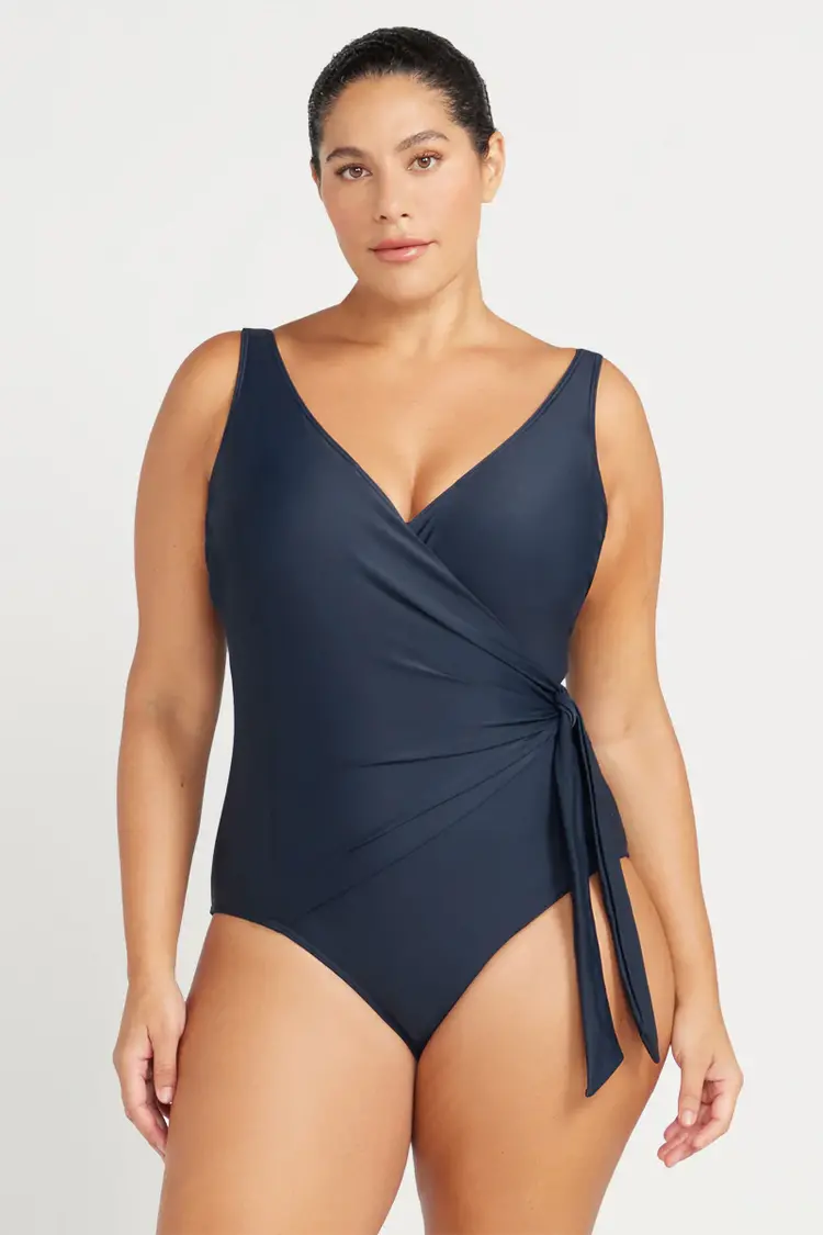 Artesands Hues Hayes Side Tie Swimsuit - Navy