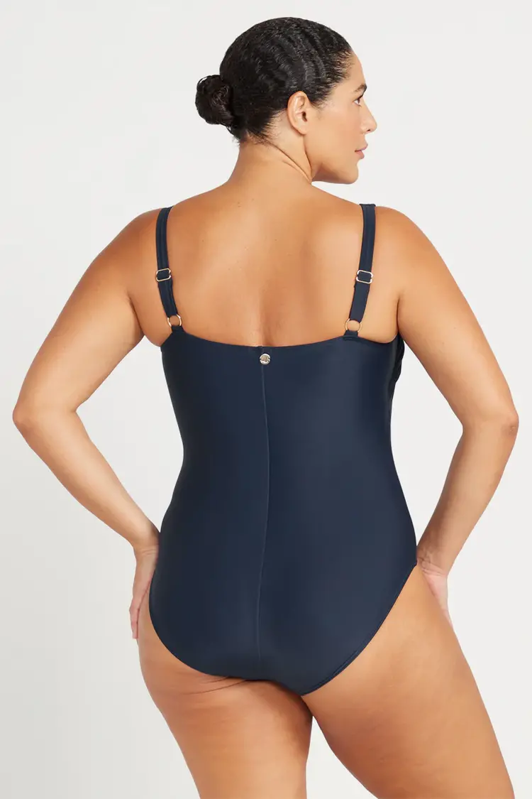 Artesands Hues Hayes Side Tie Swimsuit - Navy