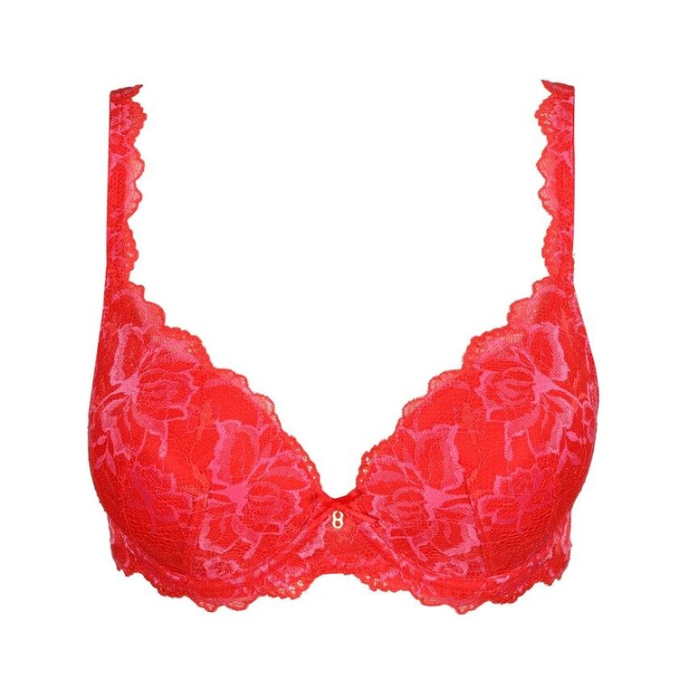 Marie Jo Manyla Padded Heart Bra - Pixie Red