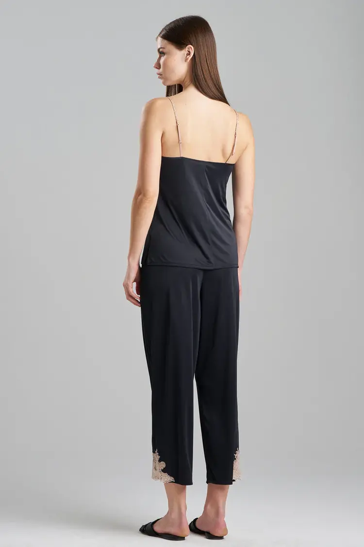Natori Enchant Cami/Pant Set - Black/Cafe