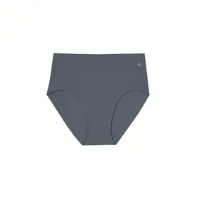 Evelyn & Bobbie Retro High-Rise Bikini Panty - Slate Grey