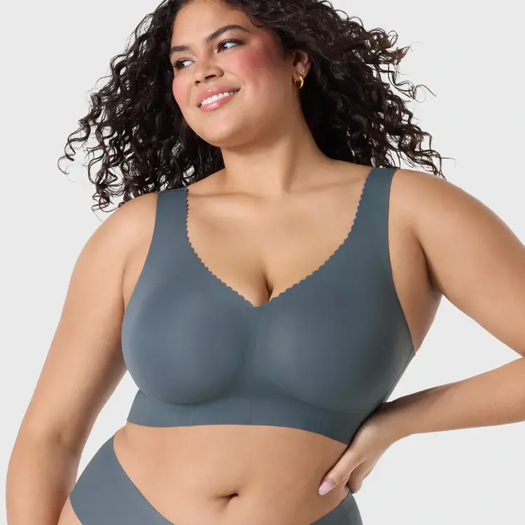 Evelyn & Bobbie Evelyn Bralette - Slate Grey