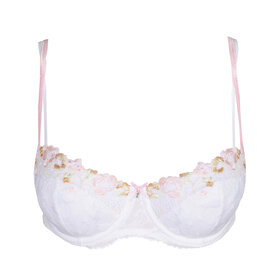 Marie Jo Lizelot Half Pad Balconette - White Floral