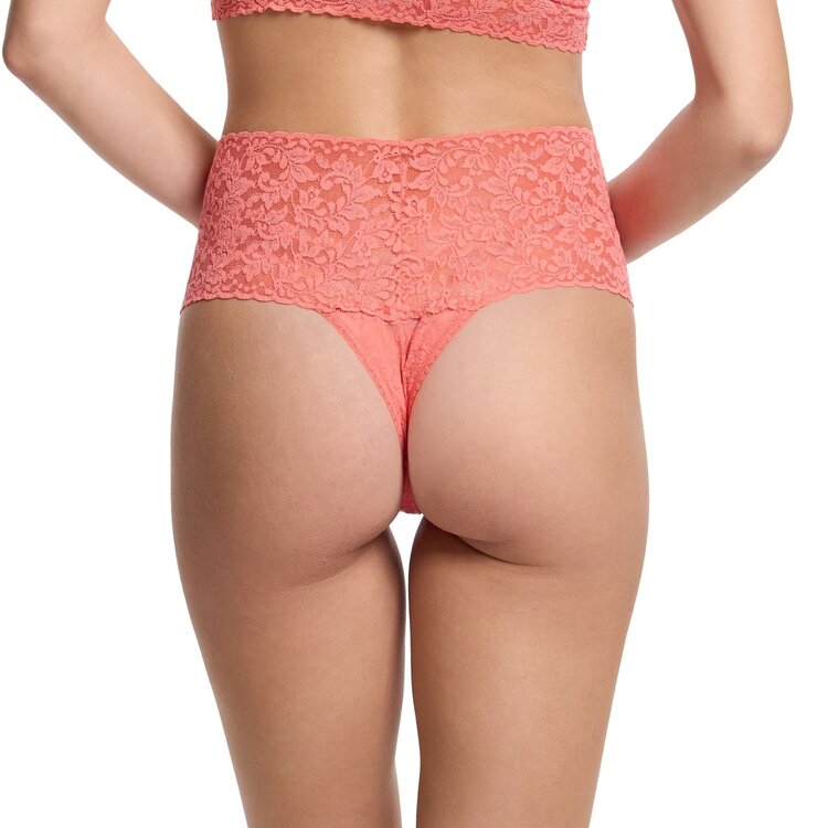 Hanky Panky Retro Thong Panty - Coral