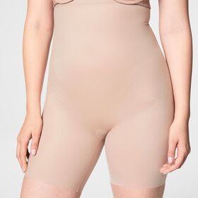 Spanx Thinstincts High Waist Mid-Thigh Short - Champagne Beige
