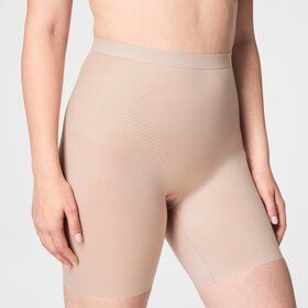Spanx Mid-Thigh Shaping Short - Champagne Beige