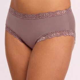 Fleur't Iconic High Waist Boyshort Panty - Cappuccino