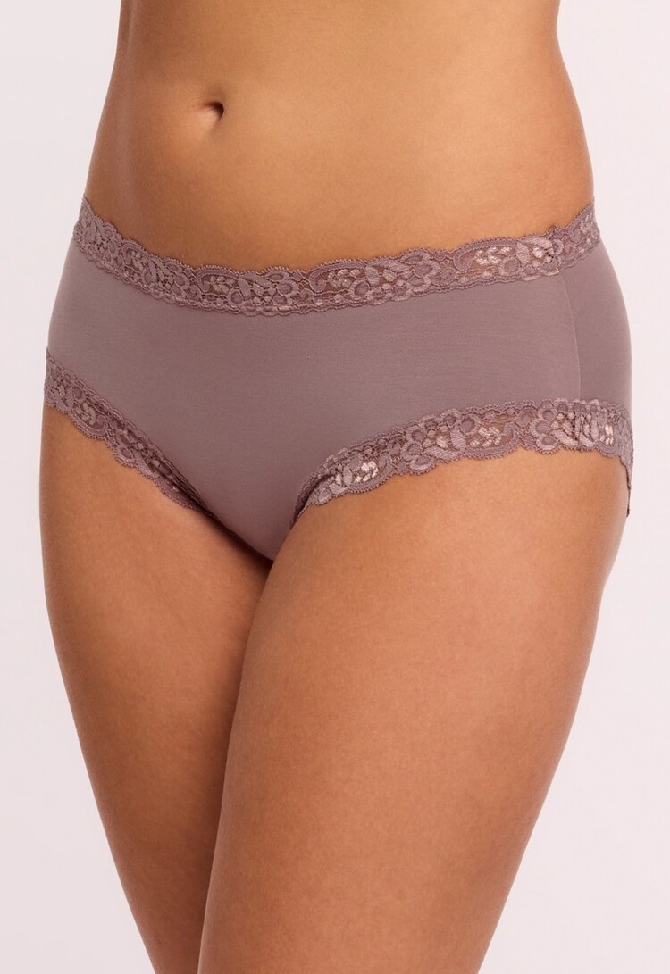 Fleur't Iconic High Waist Boyshort Panty - Cappuccino