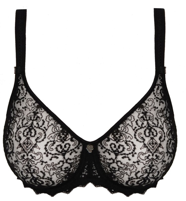 Empreinte Cassiopee Seamless Full Cup Bra - Black