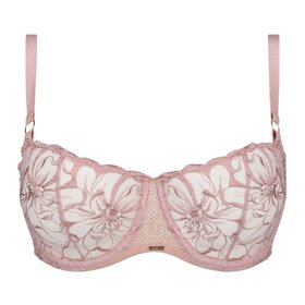 Chantelle Fleurs Demi Bra - Rose Authentique (0VF)