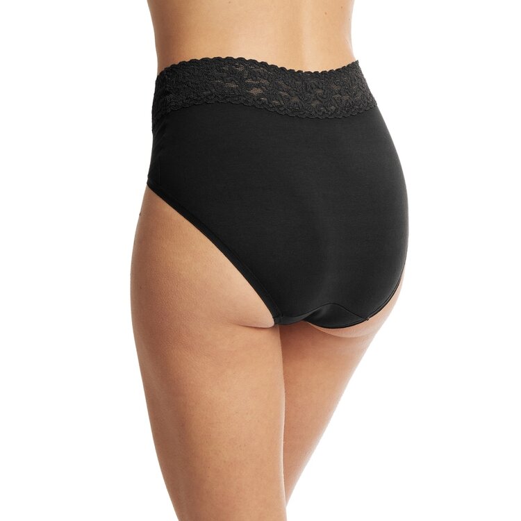 Hanky Panky Cotton French Brief - Black