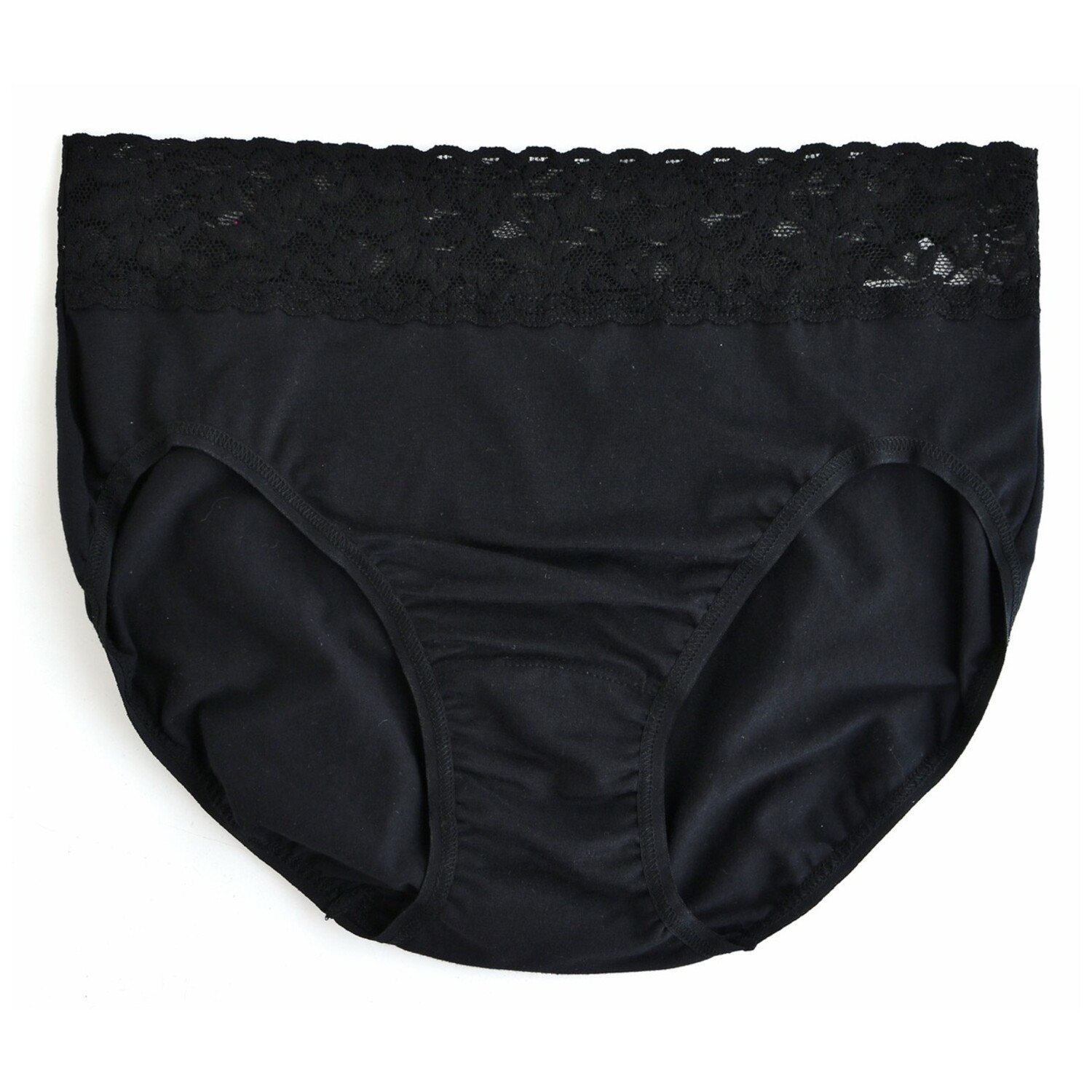 Cotton French Brief 892461 Black - Lace & Day
