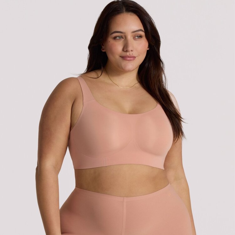 Evelyn & Bobbie Structured Scoop Bralette - Himalayan Salt