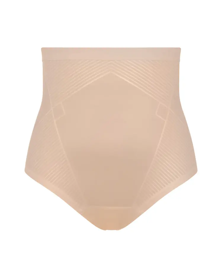 Spanx Thinstincts High-Waisted Thong - Champagne Beige (CMPBG)