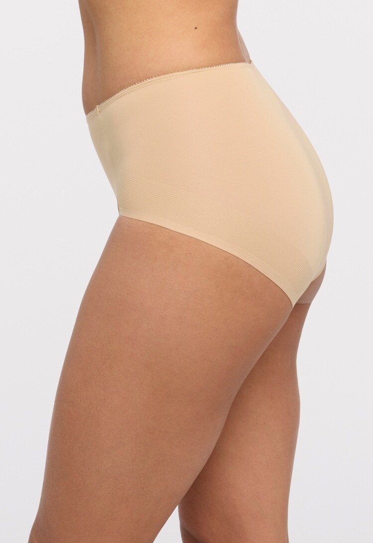Montelle Nudies Full Modern Brief Panty - Sand