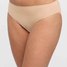 Montelle Nudies High-Cut Brief Panty - Sand