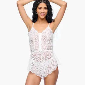Cosabella Magnolia Romper - White