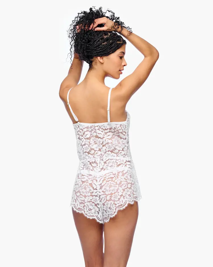 Cosabella Magnolia Romper - White