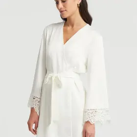 Rya Rosey Robe - Ivory