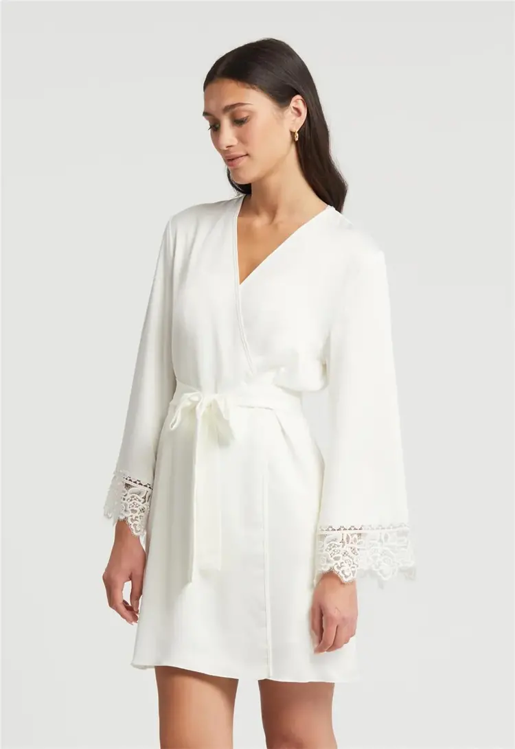 Rya Rosey Robe - Ivory