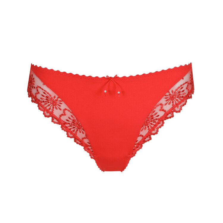 Marie Jo Jane Italian Bikini Panty - True Red