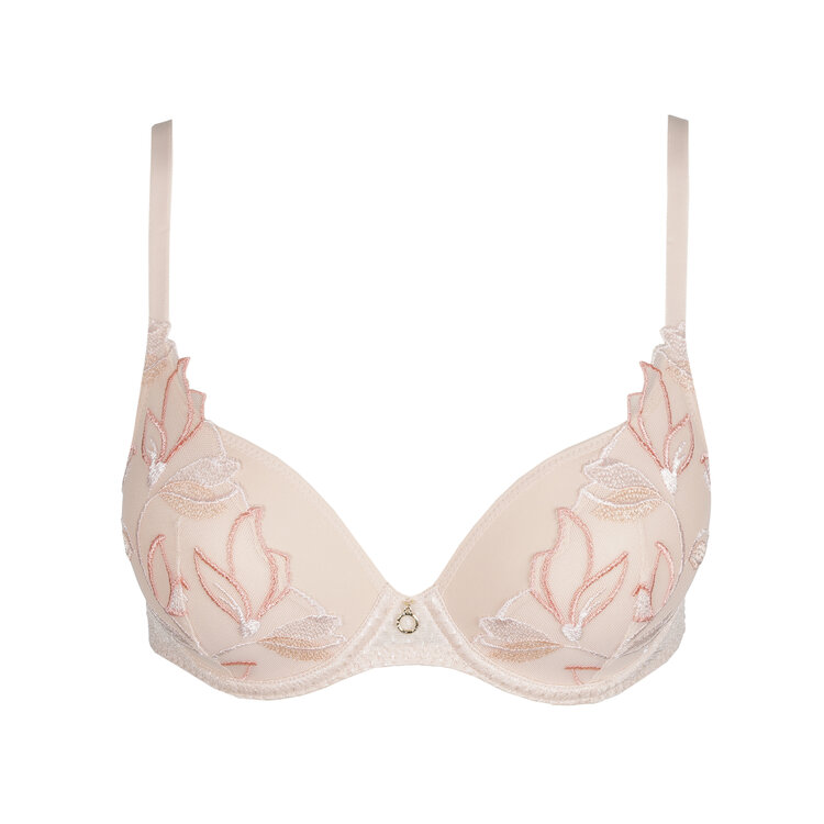 Marie Jo Loish Padded Heart Bra - Pearly Pink