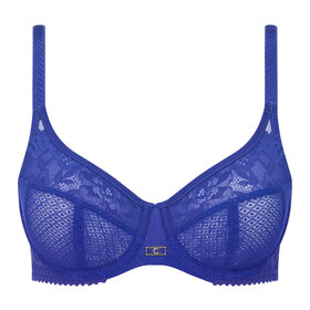 Chantelle Origins Full Cup Bra - Blue Klein