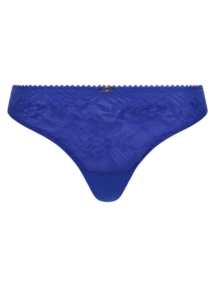 Chantelle Origins Thong Panty - Blue Klein