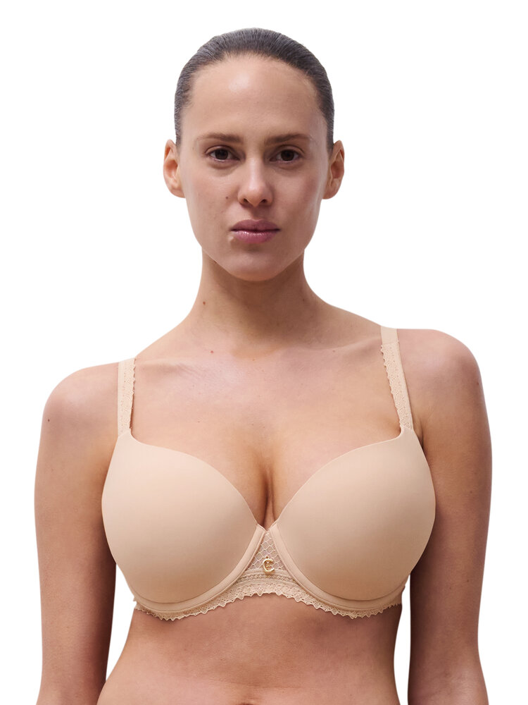 Chantelle Romance T-Shirt Bra - Sand