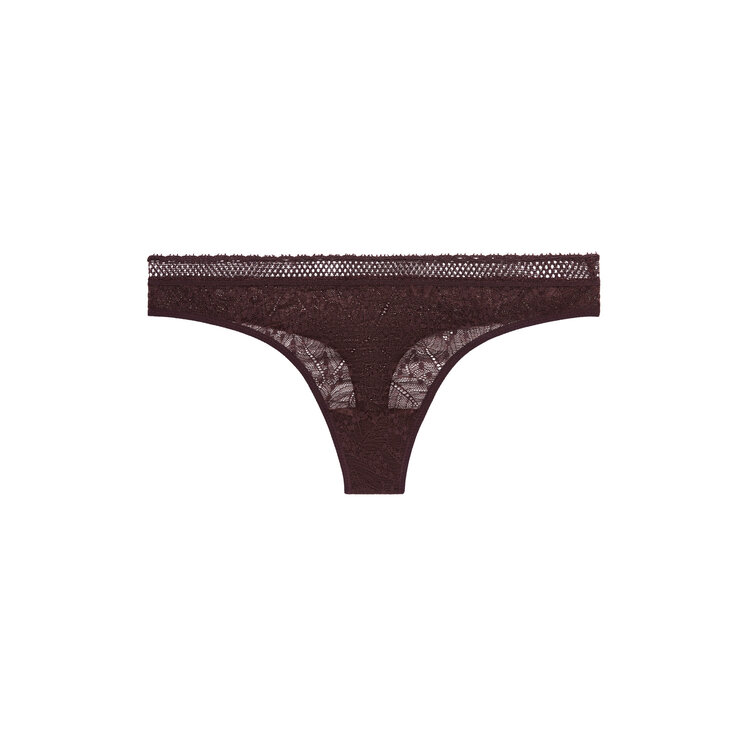 Simone Perele Comete Thong Panty - Fig