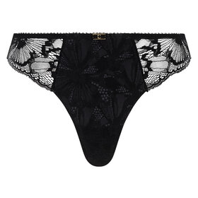 Chantelle Muse Lace Thong Panty - Black (011)