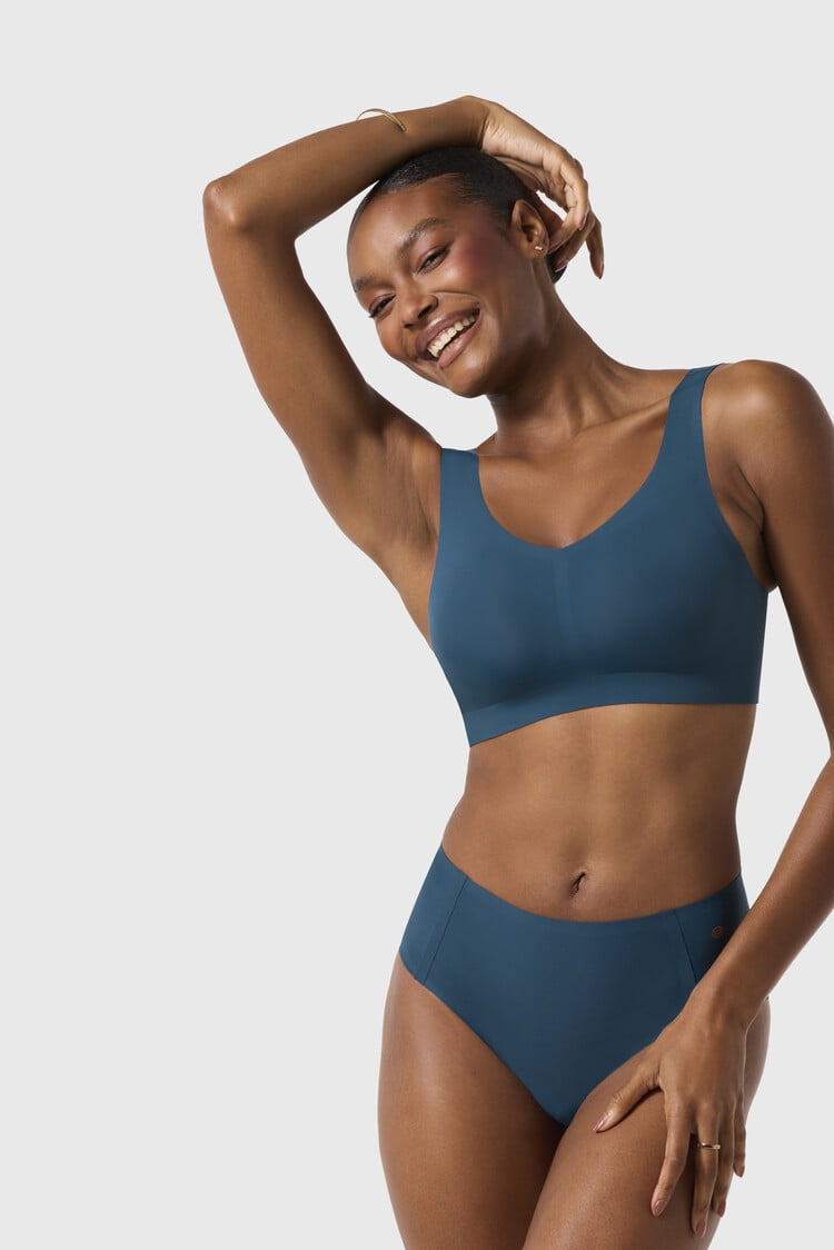 Evelyn & Bobbie Defy Bralette - Deep Tide