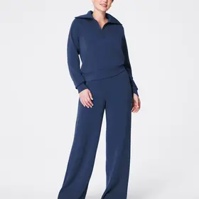 Spanx AirEssentials Wide Leg Pant - Faded Indigo (FINGO)