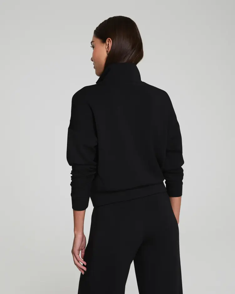 Spanx AirEssentials Track Jacket - Very Black (VRYBL)