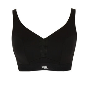 Panache Endurance Non-Padded Wired Sports Bra - Black