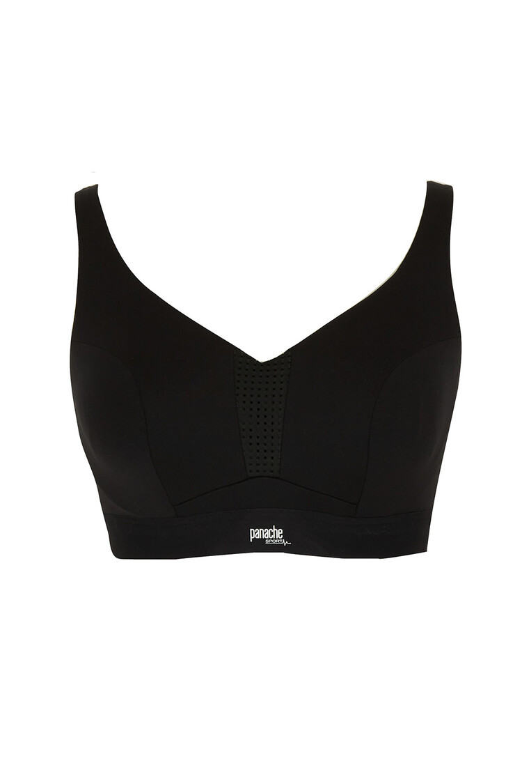 Panache Endurance Non-Padded Wired Sports Bra - Black