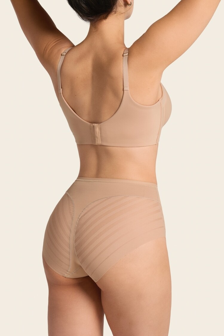 Leonisa Stripe Undectectable Shaper Panty - Beige (801)