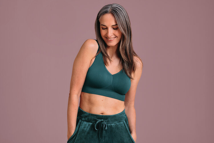 Anita Cares Lotta Pocket Bra - Emerald