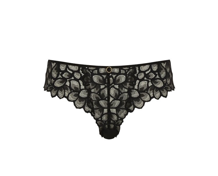 Panache Allure Brief Panty - Black/Latte